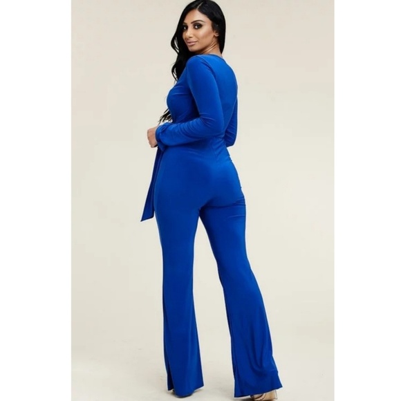 Long Sleeve Plus Size Jumpsuit - Picture 2 of 2